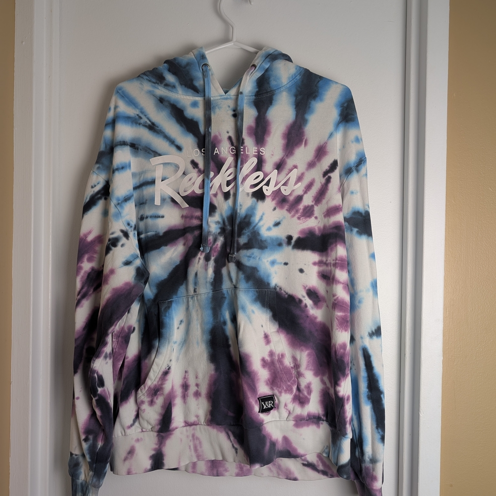 Young & Reckless Blue and Purple Hoodie